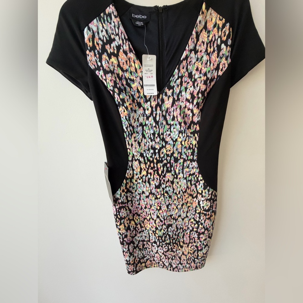 Cocktail dress multi color Bebe